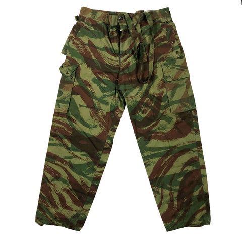 Deadstock 1st Pattern French Lizard Camo 47/56 Airborne Jump Pants w/ Suspenders