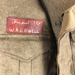 Named AAC Lt. Colonel British Made Battle Blouse North Africa
