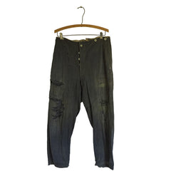 Buckle-Back German Luftwaffe Drill Work Trousers