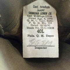 Unissued M42 Paratrooper Jump Jacket