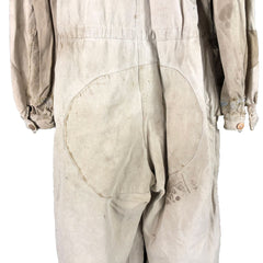 1940s Patched & Field Repaired German Mechanic Boiler Suit Coverall