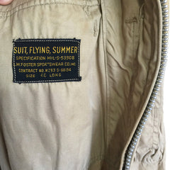 Named US Navy Summer Flight Suit Mil-S-53908