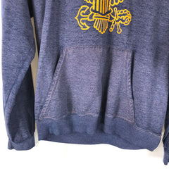 Vintage 1950s US Navy Sweatshirt Hoodie