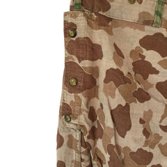 P44 USMC Frogskin Camouflage Trousers, fly detail