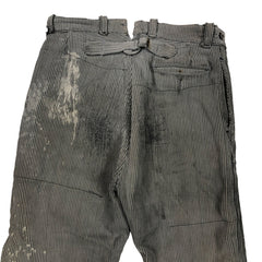 C1930 Buckle Back Vintage L'Ideal French Patched Work Trousers