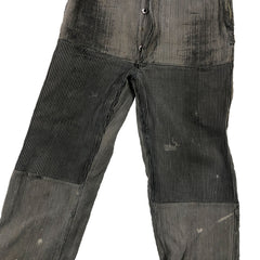 C1930 Buckle Back Vintage L'Ideal French Patched Work Trousers