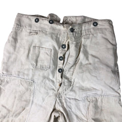 Relic 1940s German Trellis HBT Work Trousers Patched