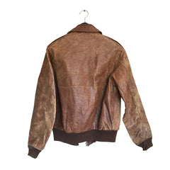 Named Rough Wear Type A2 Leather Flight Jacket