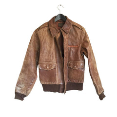 Named Rough Wear Type A2 Leather Flight Jacket