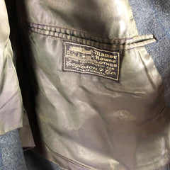 C1940 Union Made Eagleson Los Angeles Cashmere Overcoat