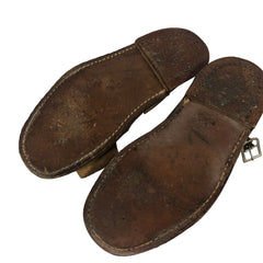 French Saharan Troops Military Foreign Legion Leather Sandals 1952