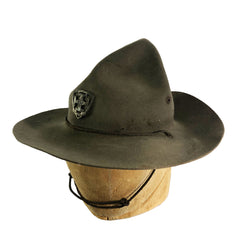 1920s French Boy Scout Campaign Felt Hat