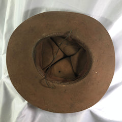 1920s French Boy Scout Campaign Hat Leather Strap