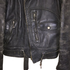 1950s Sears Hercules D-Pocket Motorcycle Leather Jacket