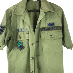 US Air Force Patched Shirt SGT 1970