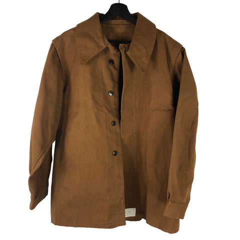 French SNCF Railroad Canvas Work Jacket C1930