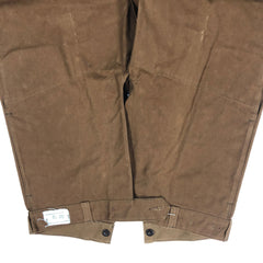 Deadstock French SNCF Railroad Work Trousers Buckle-Back