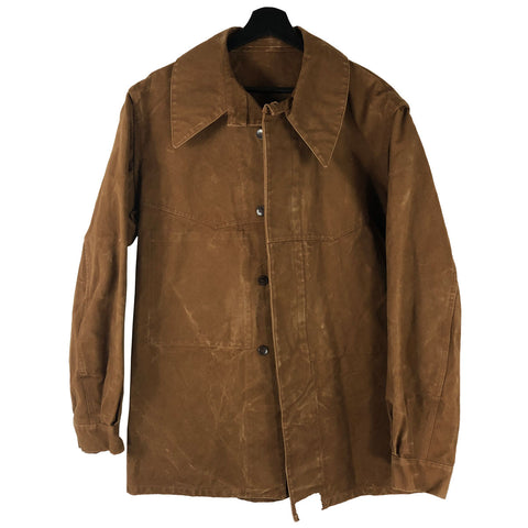 French SNCF Railroad Canvas Work Jacket C1930