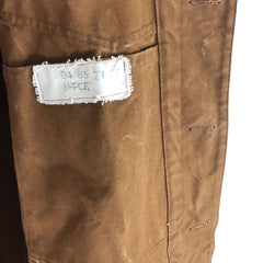 French SNCF Railroad Canvas Work Jacket C1930