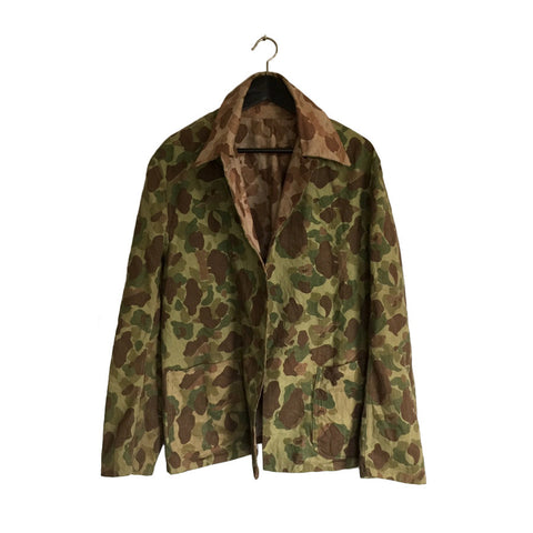 Custom Tailored Frogskin Reversible Camo Twill Jacket