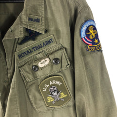 Royal Thai Army Paratrooper Queen's Cobra Poplin Tropical Jacket