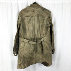 Relic 1930-1940s German Todt Heavy Foul Weather Riding Coat