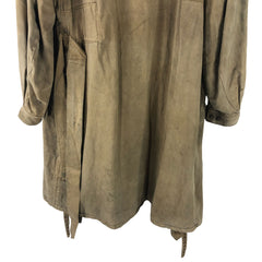 1930s British Motorized Dispatch Heavy Duster Great Coat