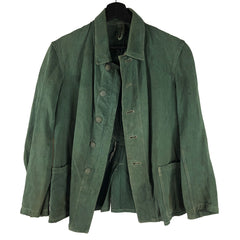 Original German Heer Army HBT Linen Trellis Work Jacket