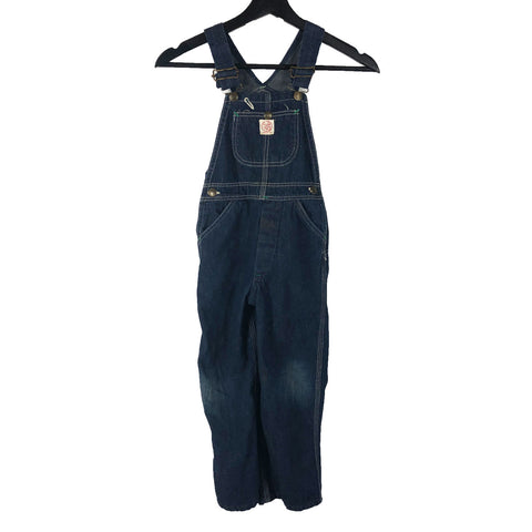 C1950s Indigo Denim Tuf Nut Overalls Child Size