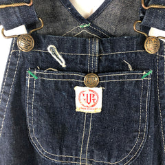 C1950s Indigo Denim Tuf Nut Overalls Child Size