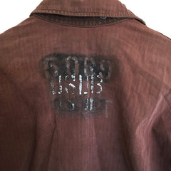 Stenciled POW Vat Dyed 2nd Pattern US Army HBT Jacket
