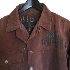 Stenciled POW Vat Dyed 2nd Pattern US Army HBT Jacket