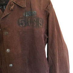 Stenciled POW Vat Dyed 2nd Pattern US Army HBT Jacket