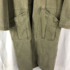 Vintage Denim Outdoor Style Wear It Out Duster Work Coat